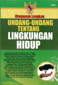Image of UNDANG UNDANG TENTANG LINGKUNGAN HIDUP