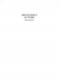 Ergonomics At Work : Human Factor in Design And Development