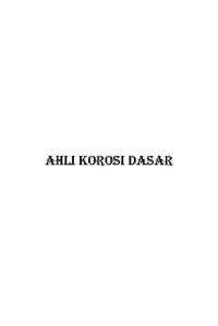 Ahli Korosi Dasar