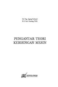 Image of Pengantar Teori Kebisingan Permesinan