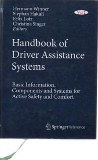Handbook of Driver Assistance Systems